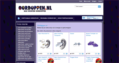 Desktop Screenshot of oordoppen.nl